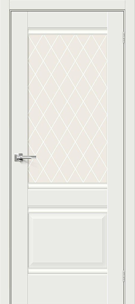 Прима-3 White Matt White Сrystal 200*60