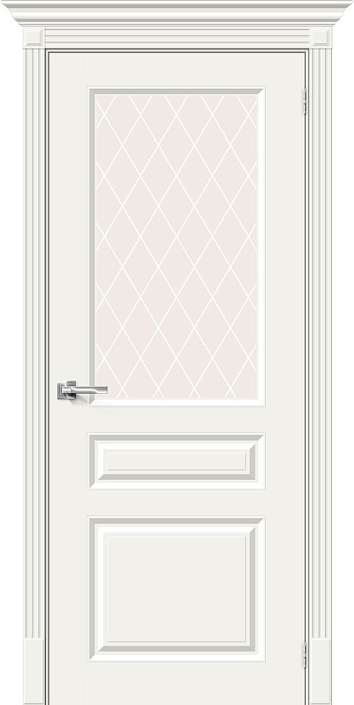 Скинни-15.1 Whitey White Сrystal 200*60